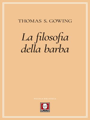 cover image of La filosofia della barba
